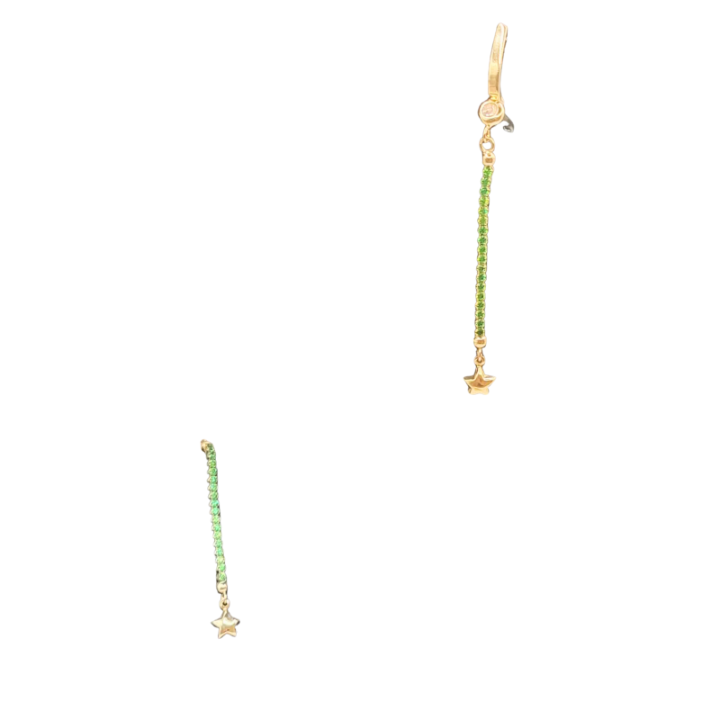 Kenzari Jewellery 14k Gold Earring for Women - 3.80 Grams