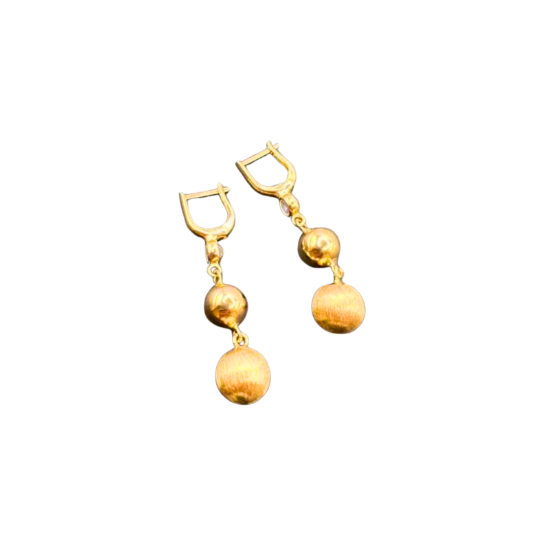 Kenzari Jewellery 14k Gold Earring for Women - 5.98 Grams
