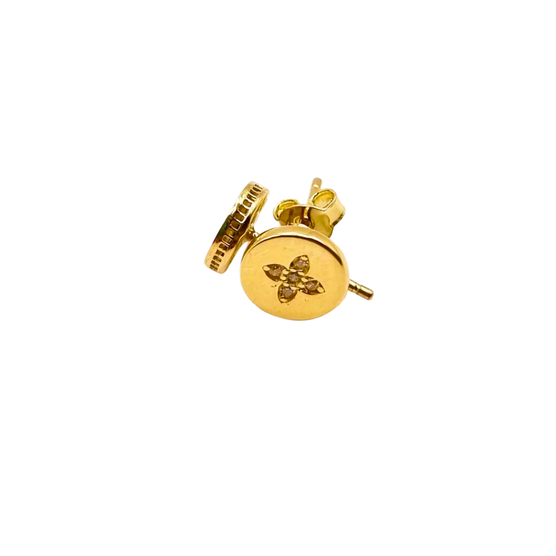 Kenzari Jewellery 14k Gold Earring for Women - 1.32 Grams