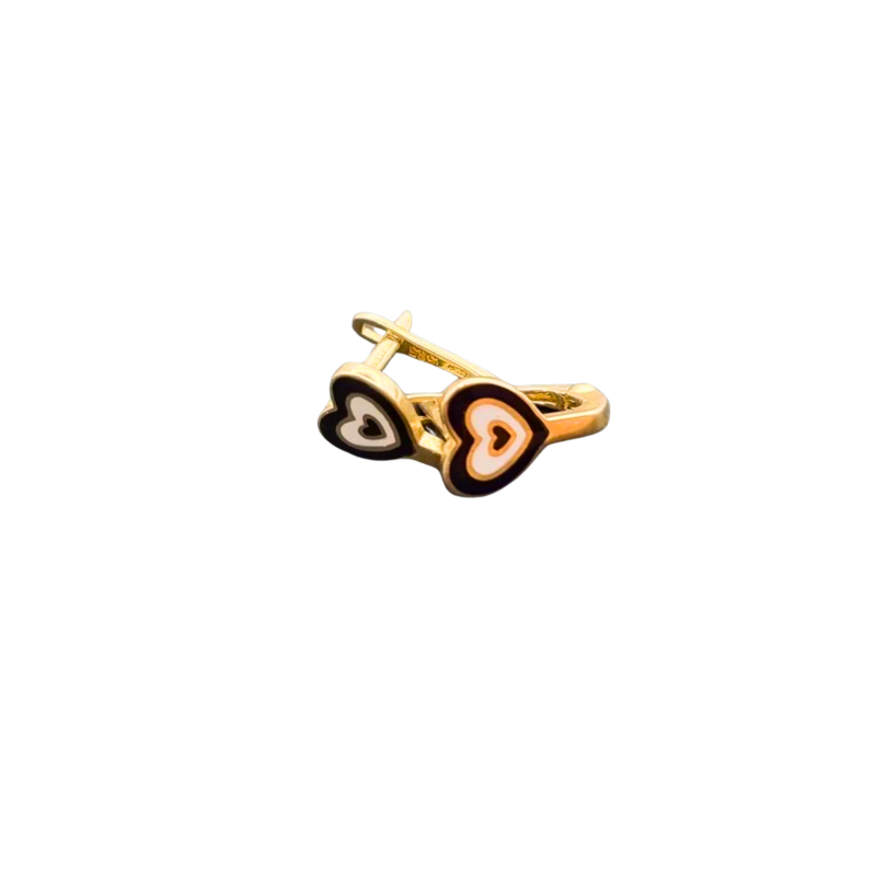 Kenzari Jewellery 14k Gold Hoop Earring for Kids - 1.46 Grams