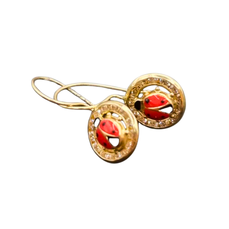 Kenzari Jewellery 14k Gold Hoop Earring for Kids - 1.48 Grams Kenzari Jewellery 14k Gold Hoop Earring for Kids - 1.48 Grams