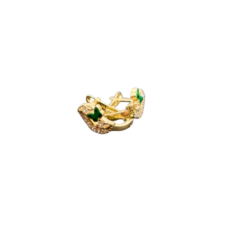 Kenzari Jewellery 14k Gold Hoop Earring for Kids - 1.35 Grams