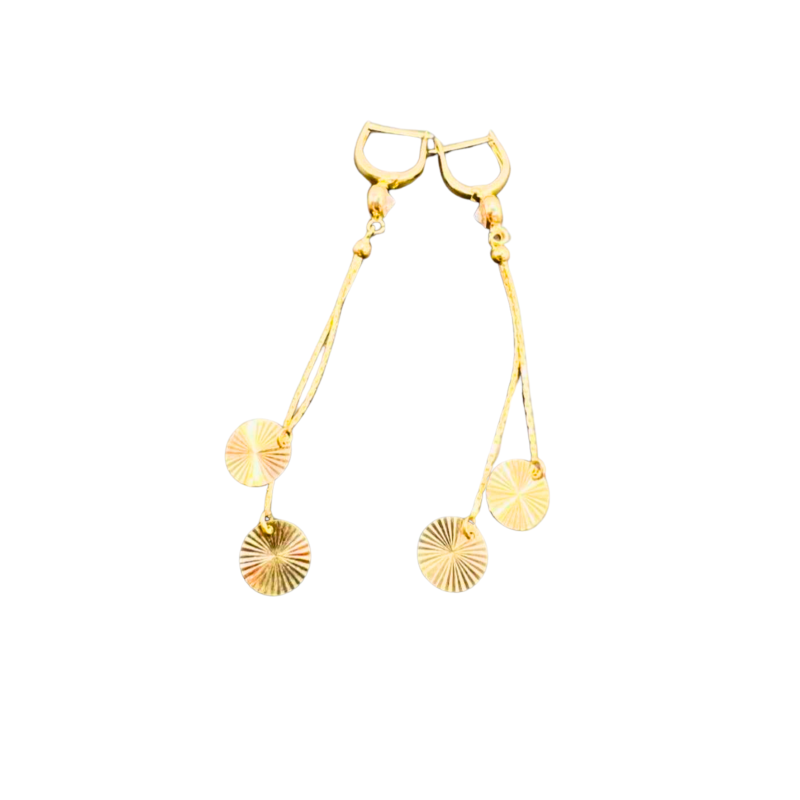 Kenzari Jewellery 14k Gold Earring for Women - 3.36 Grams
