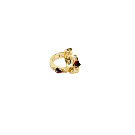 Kenzari Jewellery 14k Gold Hoop Earring for Kids - 1.98 Grams