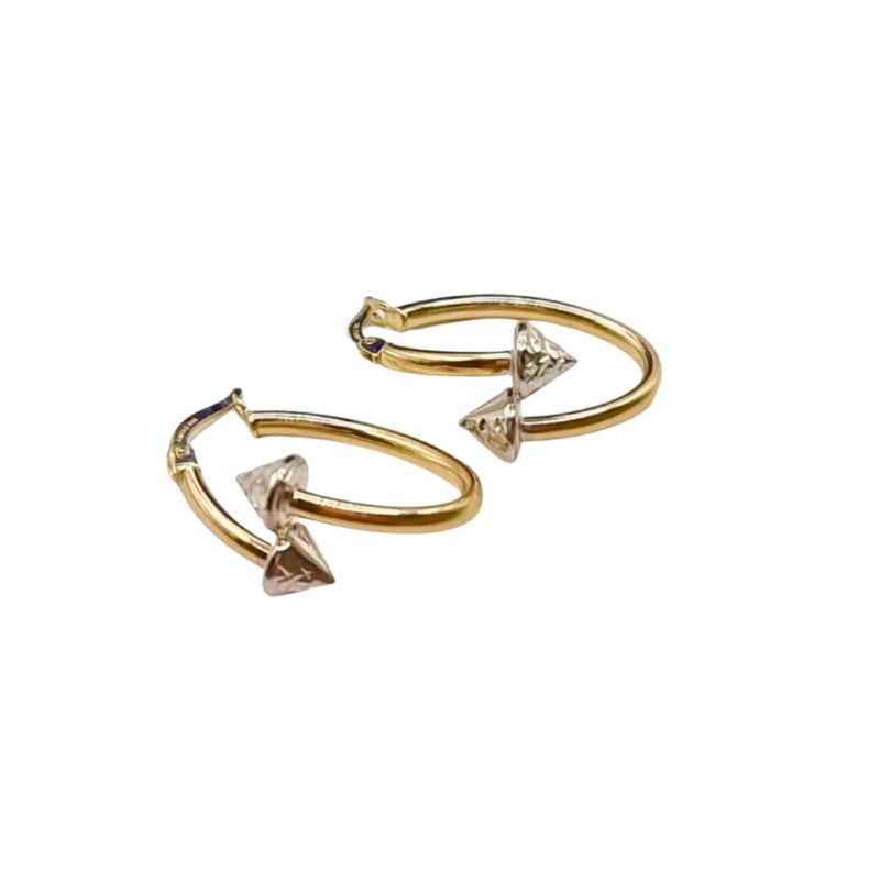 Kenzari Jewellery 14k Gold Earring for Women - 3.33 Grams
