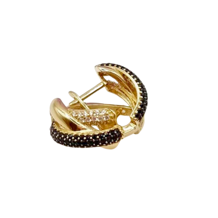 Kenzari Jewellery 14k Gold Earring for Women - 6.13 Grams