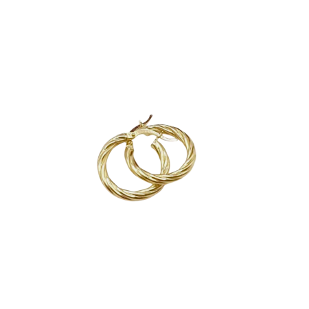 Kenzari Jewellery 14k Gold Earring for Women - 2.30 Grams Kenzari Jewellery 14k Gold Earring for Women - 2.30 Grams