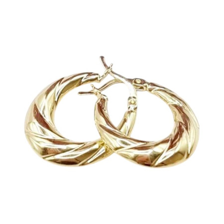 Kenzari Jewellery 14k Gold Earring for Women - 2.87 Grams