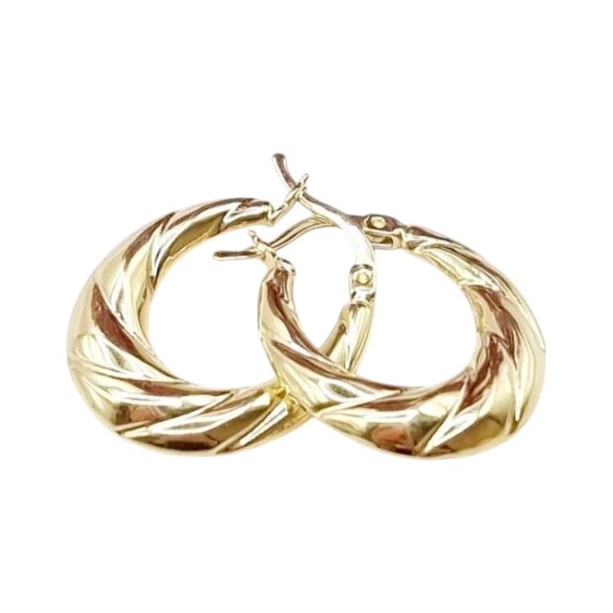 Kenzari Jewellery 14k Gold Earring for Women - 2.87 Grams Kenzari Jewellery 14k Gold Earring for Women - 2.87 Grams