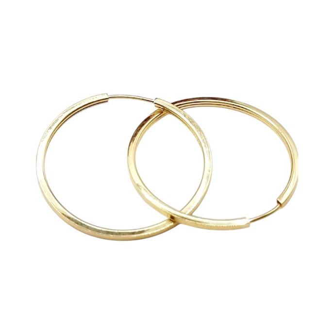 Kenzari Jewellery 14k Gold Earring for Women - 2.52 Grams