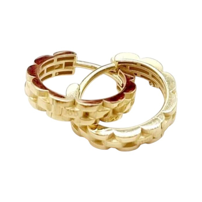 Kenzari Jewellery 14k Gold Earring for Women - 2.97 Grams