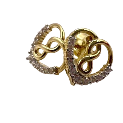 Kenzari Jewellery 14k Gold Earring for Women - 1.57 Grams