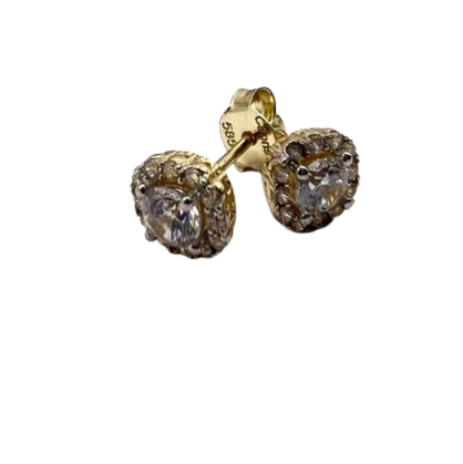 Kenzari Jewellery 14k Gold Earring for Women - 1.49 Grams