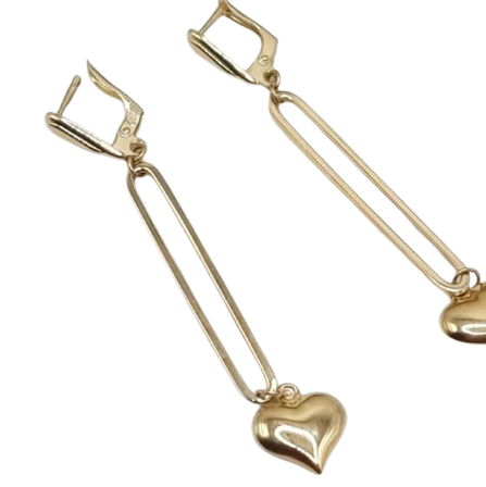 Kenzari Jewellery 14k Gold Earring for Women - 4.23 Grams