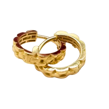 Kenzari Jewellery 14k Gold Earring for Women - 2.97 Grams