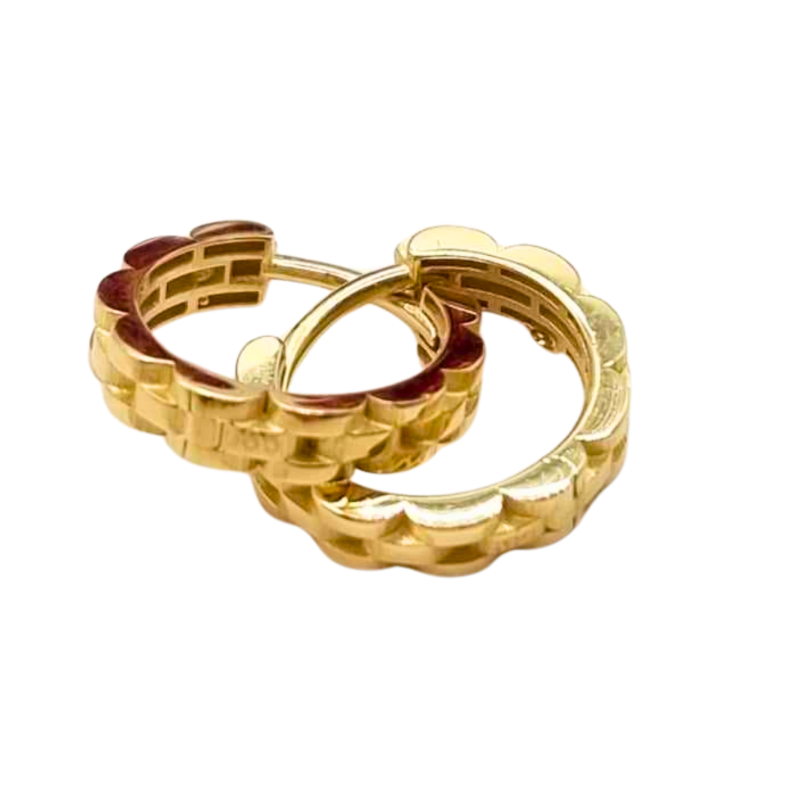 Kenzari Jewellery 14k Gold Earring for Women - 2.97 Grams Kenzari Jewellery 14k Gold Earring for Women - 2.97 Grams