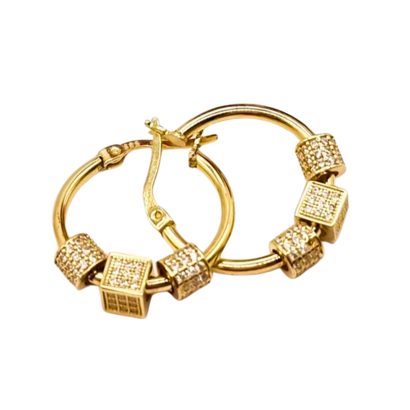 Kenzari Jewellery 14k Gold Earring for Women - 5.60 Grams
