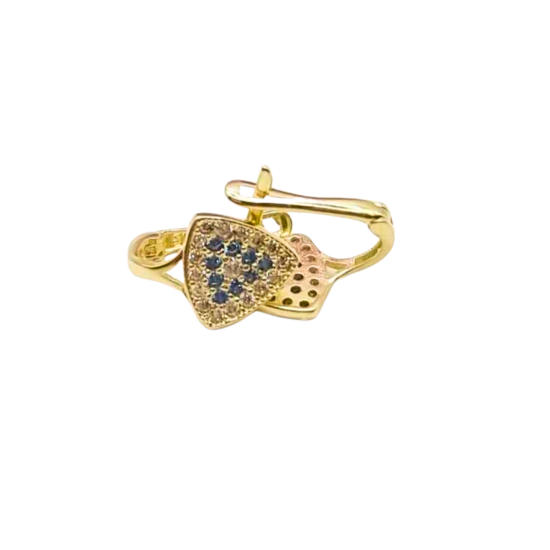 Kenzari Jewellery 14k Gold Earring for Women - 1.39 Grams