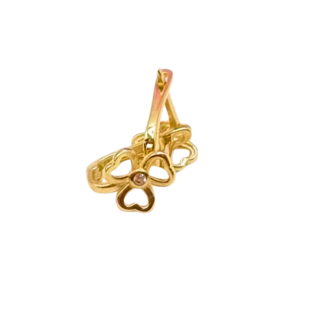 Kenzari Jewellery 14k Gold Earring for Women - 1.50 Grams