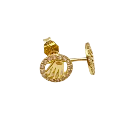 Kenzari Jewellery 14k Gold Earring for Women - 1.21 Grams