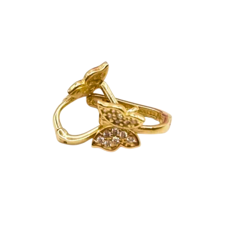 Kenzari Jewellery 14k Gold Earring for Women - 1.98 Grams