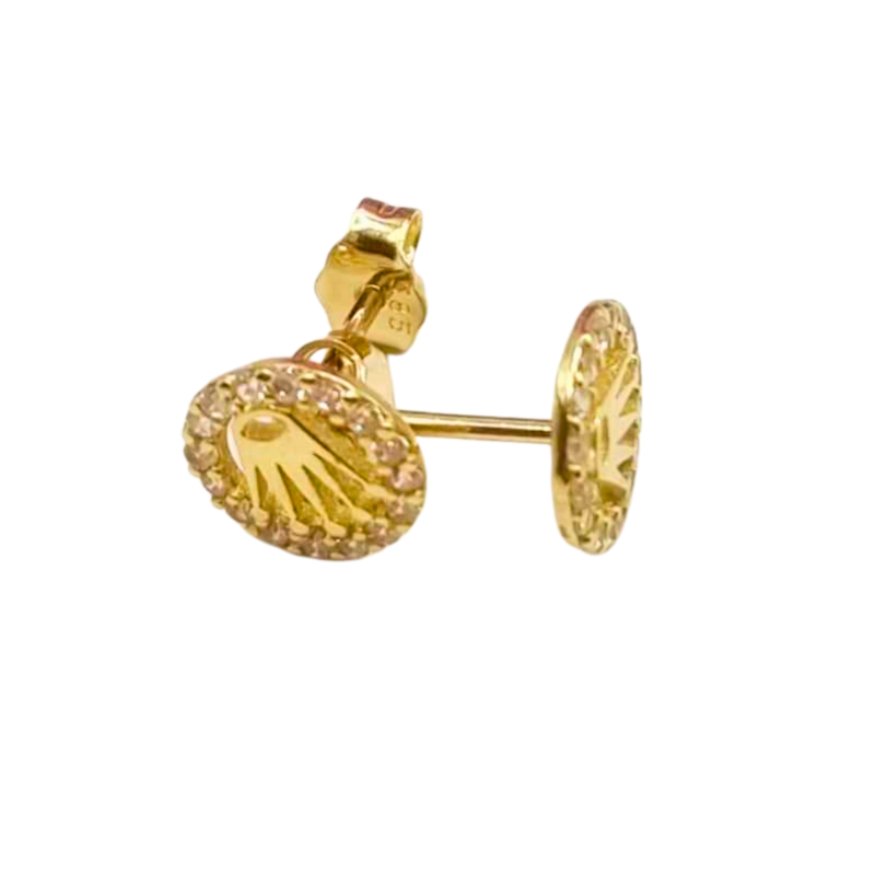 Kenzari Jewellery 14k Gold Earring for Women - 1.19 Grams