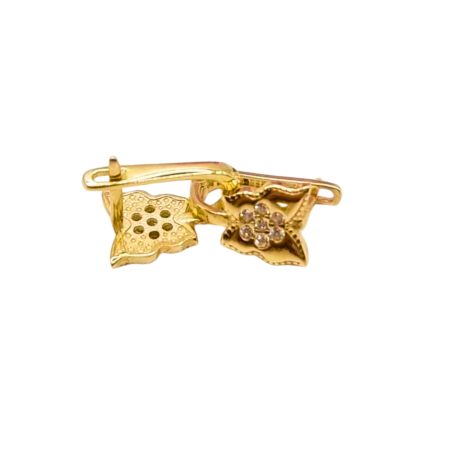 Kenzari Jewellery 14k Gold Earring for Women - 1.86 Grams