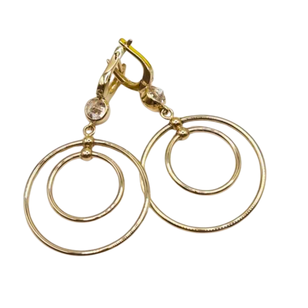 Kenzari Jewellery 14k Gold Earring for Women - 5.84 Grams