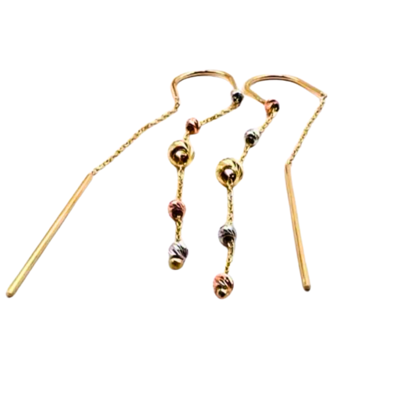 Kenzari Jewellery 14k Gold Earring for Women - 1.78 Grams