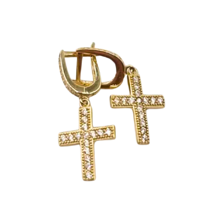 Kenzari Jewellery 14k Gold Earring for Women - 2.98 Grams