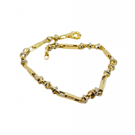 Kenzari Jewellery 14k Gold Bracelet for Men - 3.7 Grams