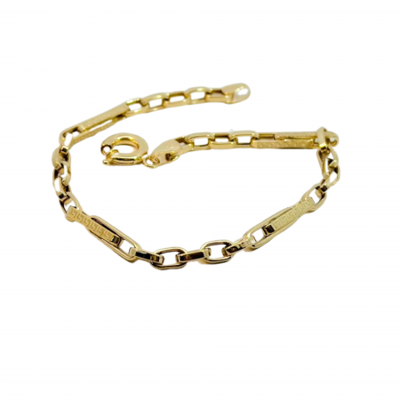 Kenzari Jewellery 14k Gold Bracelet for Men - 4.43 Grams