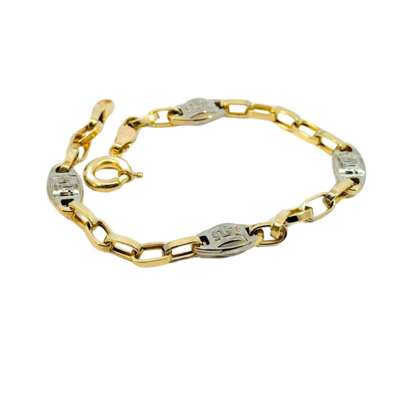 Kenzari Jewellery 14k Gold Bracelet for Men - 4.94 Grams