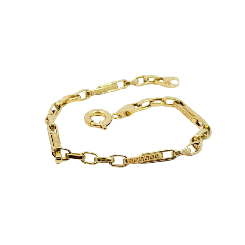 Kenzari Jewellery 14k Gold Bracelet for Men - 4.45 Grams