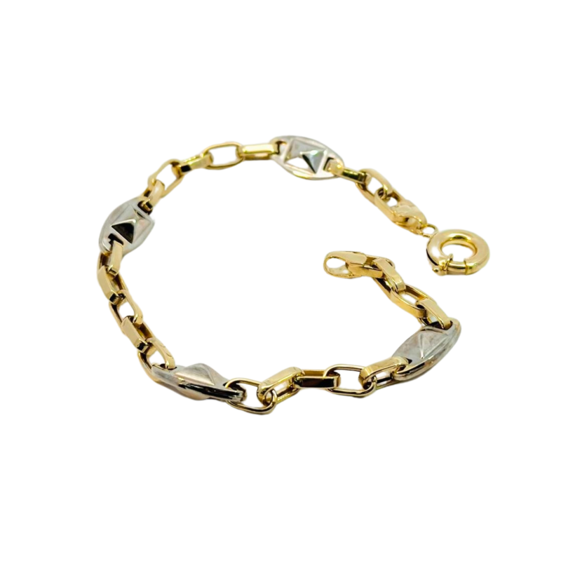 Kenzari Jewellery 14k Gold Bracelet for Men - 5.03 Grams