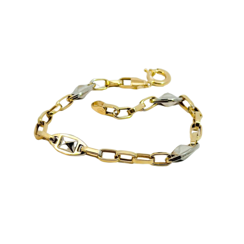 Kenzari Jewellery 14k Gold Bracelet for Men - 4.92 Grams