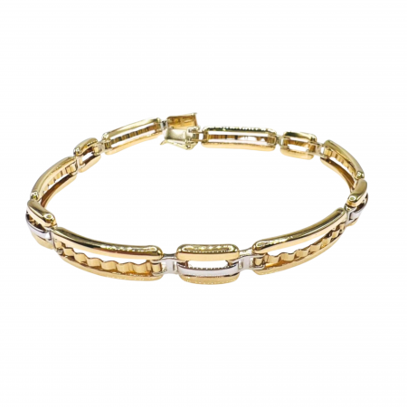 Kenzari Jewellery 14k Gold Bracelet for Men - 10.77 Grams