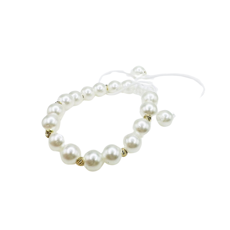 Kenzari Jewellery 14k Gold Handmade Bracelet - 0.34 Grams