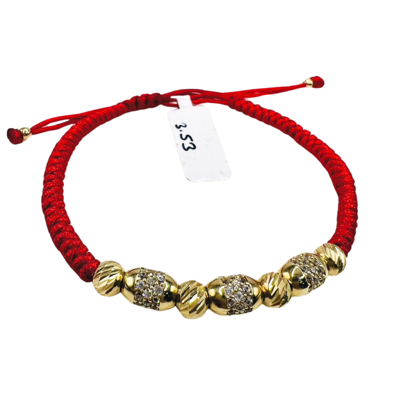 Kenzari Jewellery 14k Gold Handmade Bracelet - 3.53 Grams