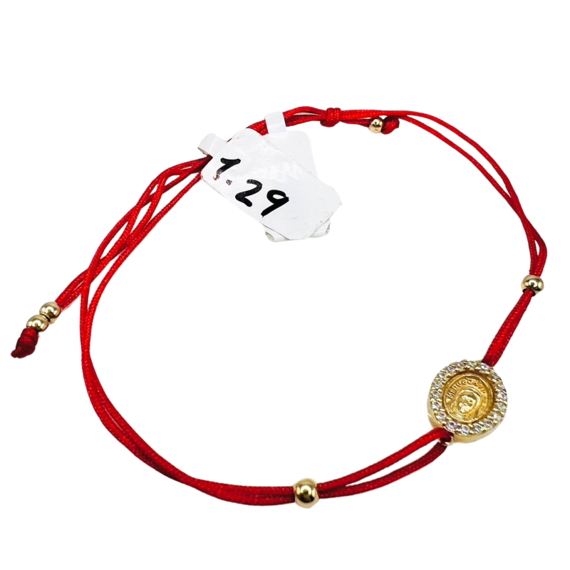 Kenzari Jewellery 14k Gold Handmade Bracelet - 1.29 Grams