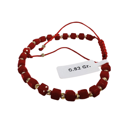 Kenzari Jewellery 14k Gold Handmade Bracelet - 0.82 Grams