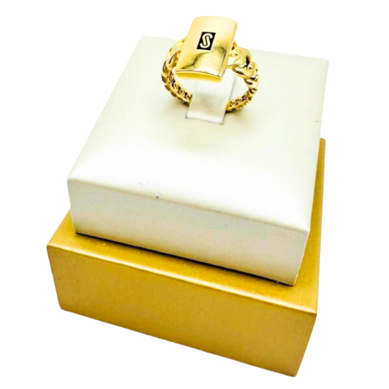 Kenzari Jewellery 14k Gold Ring for Women - 2.56 Grams