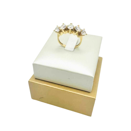 Kenzari Jewellery 14k Gold Ring for Women - 3.56 Grams