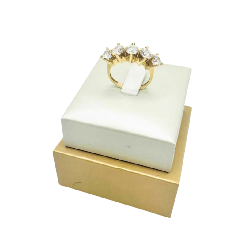 Kenzari Jewellery 14k Gold Ring for Women - 3.56 Grams
