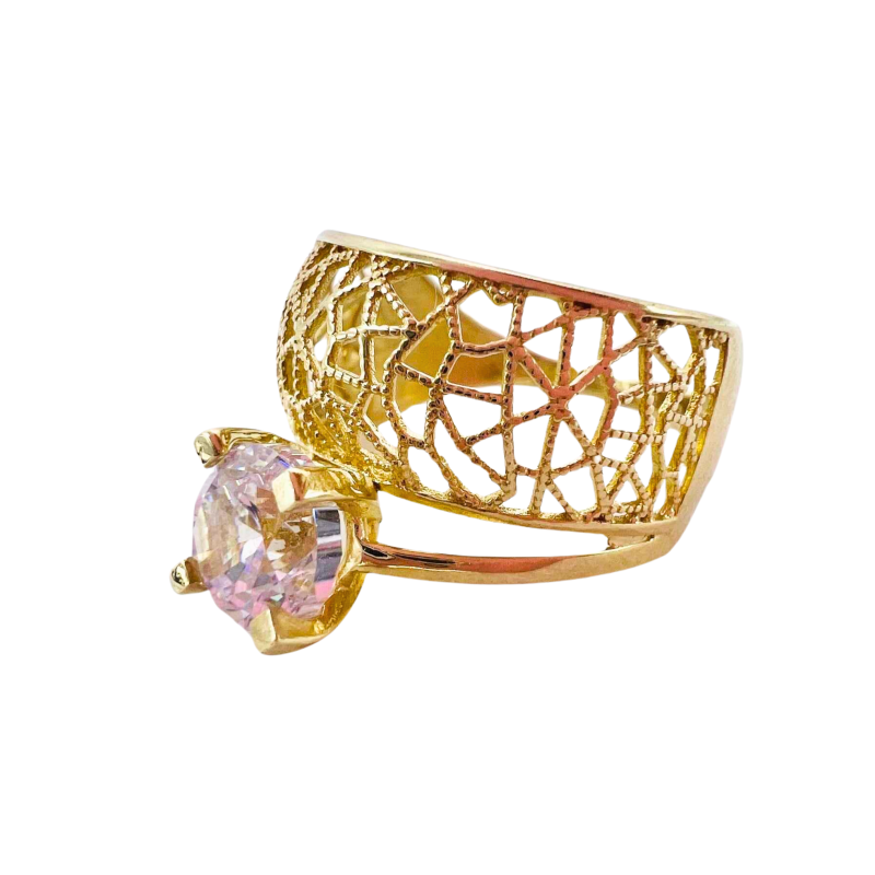 Kenzari Jewellery 14k Gold Ring for Women - 3.52 Grams