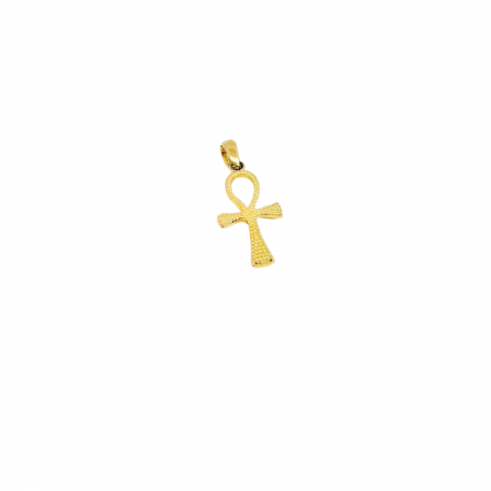 Kenzari Jewellery 14k Gold Cross Pendant - 0.5 Grams