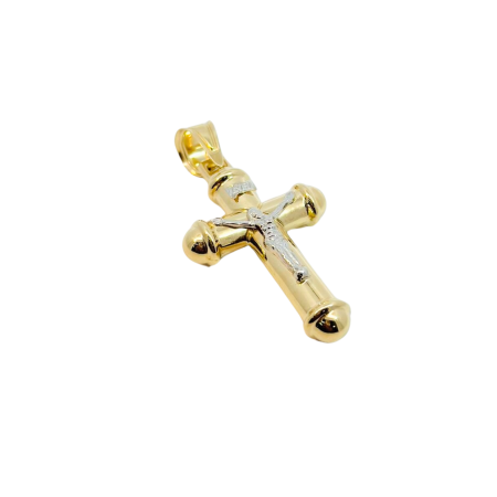 Kenzari Jewellery 14k Gold Cross Pendant - 4.02 Grams Kenzari Jewellery 14k Gold Cross Pendant - 4.02 Grams