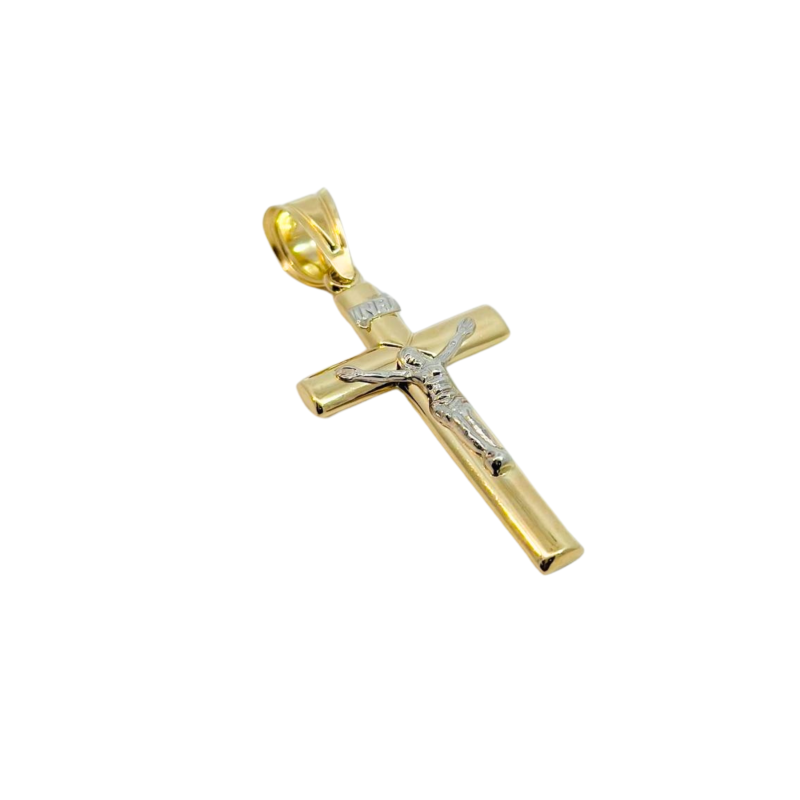 Kenzari Jewellery 14k Gold Cross Pendant - 2.63 Grams Kenzari Jewellery 14k Gold Cross Pendant - 2.63 Grams