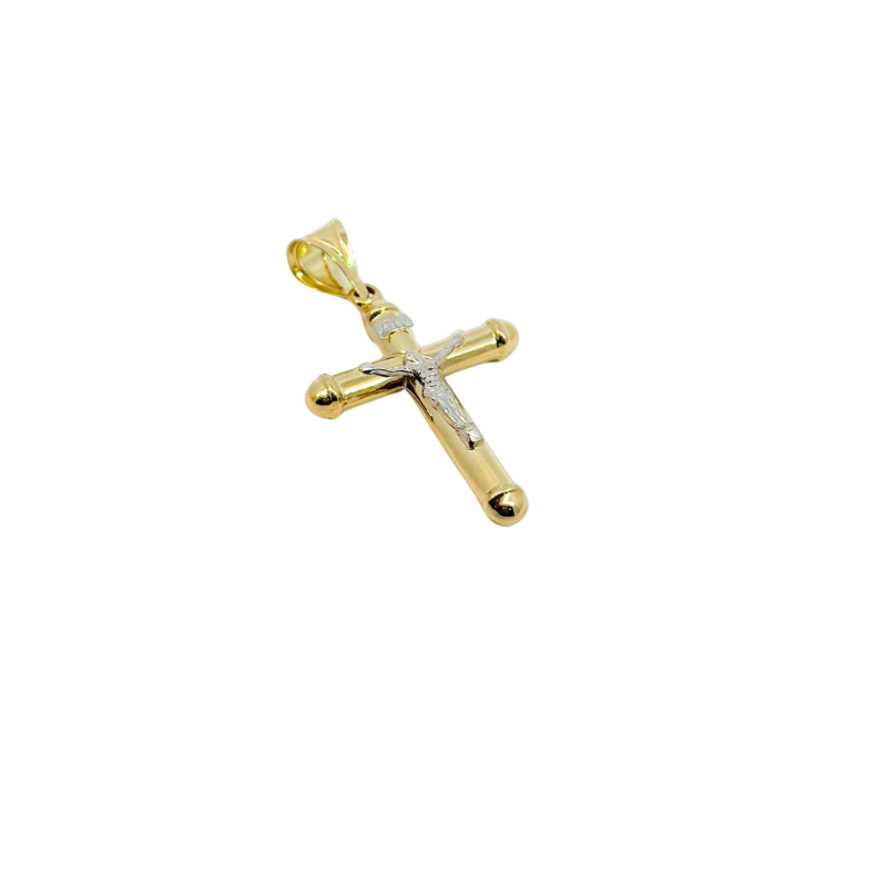 Kenzari Jewellery 14k Gold Cross Pendant - 2.05 Grams