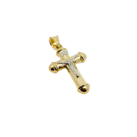 Kenzari Jewellery 14k Gold Cross Pendant - 4.03 Grams